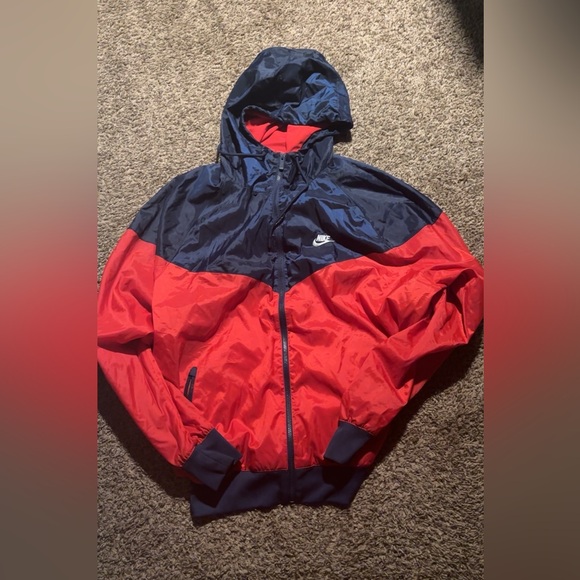 Nike Navy and Red Jacket - Picture 1 of 3